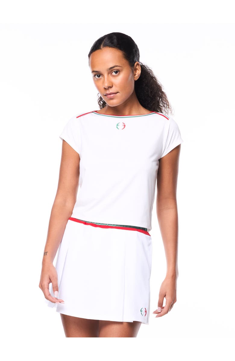 Sergio Tacchini Women's Eredita T-shirt, Main, color, Brilliant White