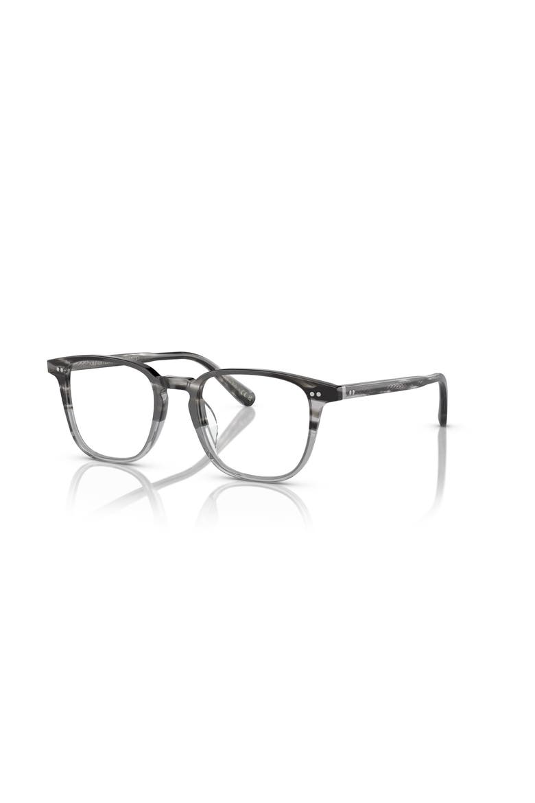 48mm Rectangle optical glasses, Main, color, Grey