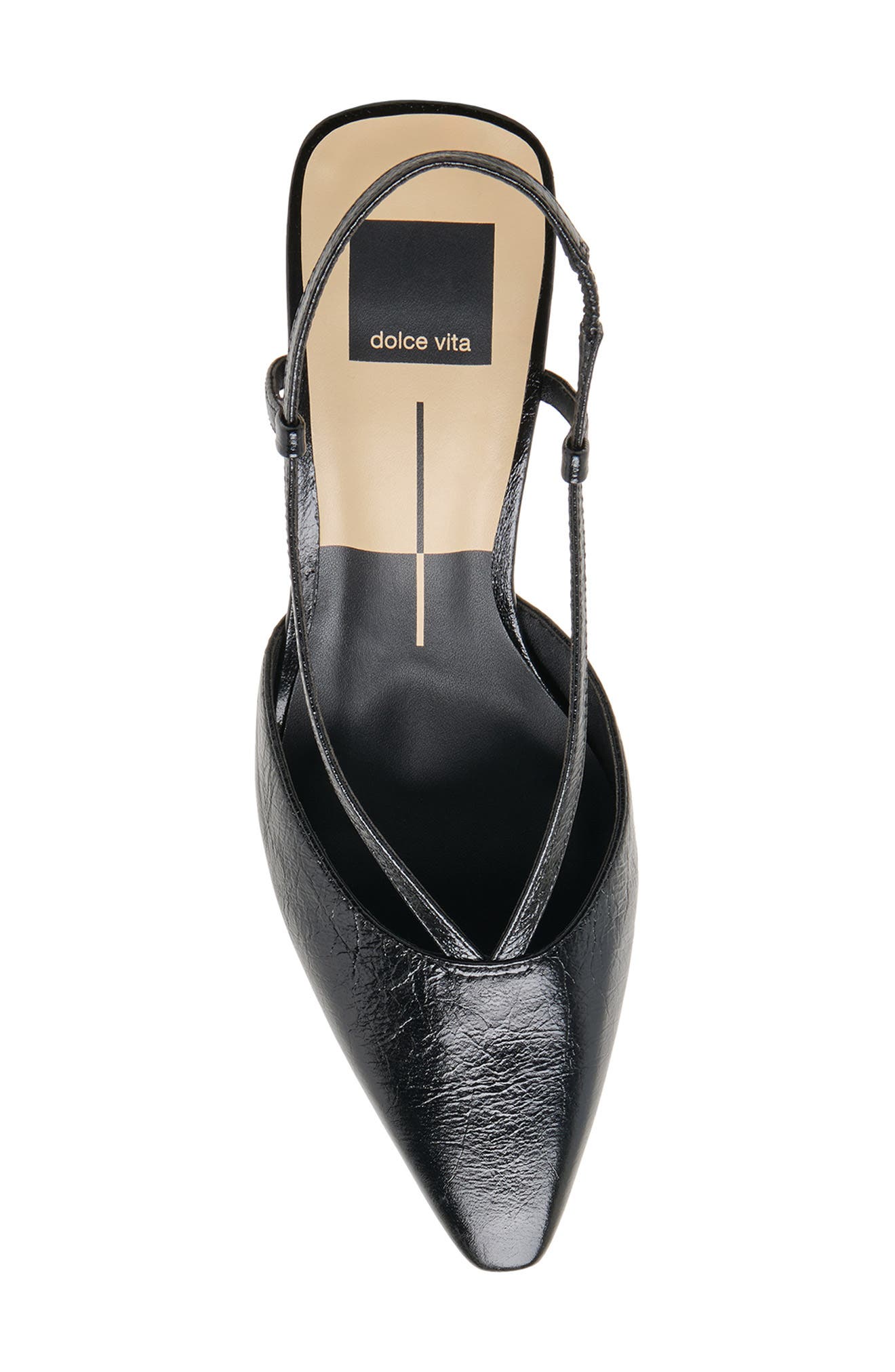 Dolce Vita Ginay Slingback Pump, Alternate, color, Black Leather