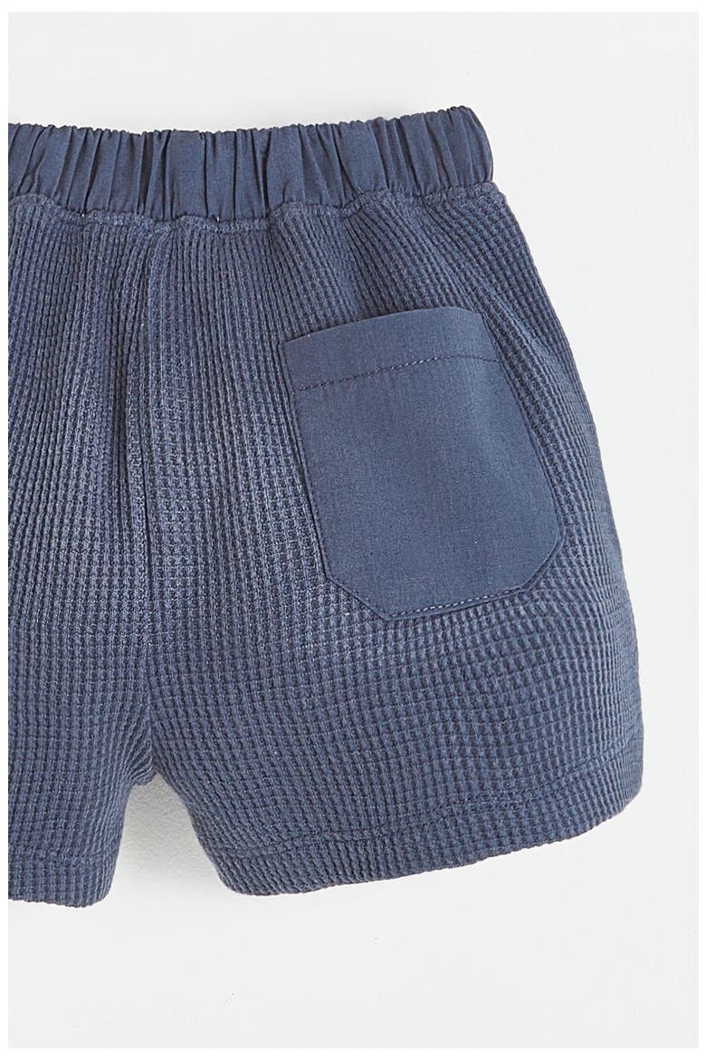 Waffle Short for Infant, Alternate, color, Blue-graphite