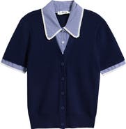 ASTR the Label Marlee Mixed Media Cardigan