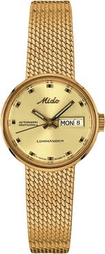 MIDO Commander 1959 Automatic Mesh Strap Watch, 23.5mm