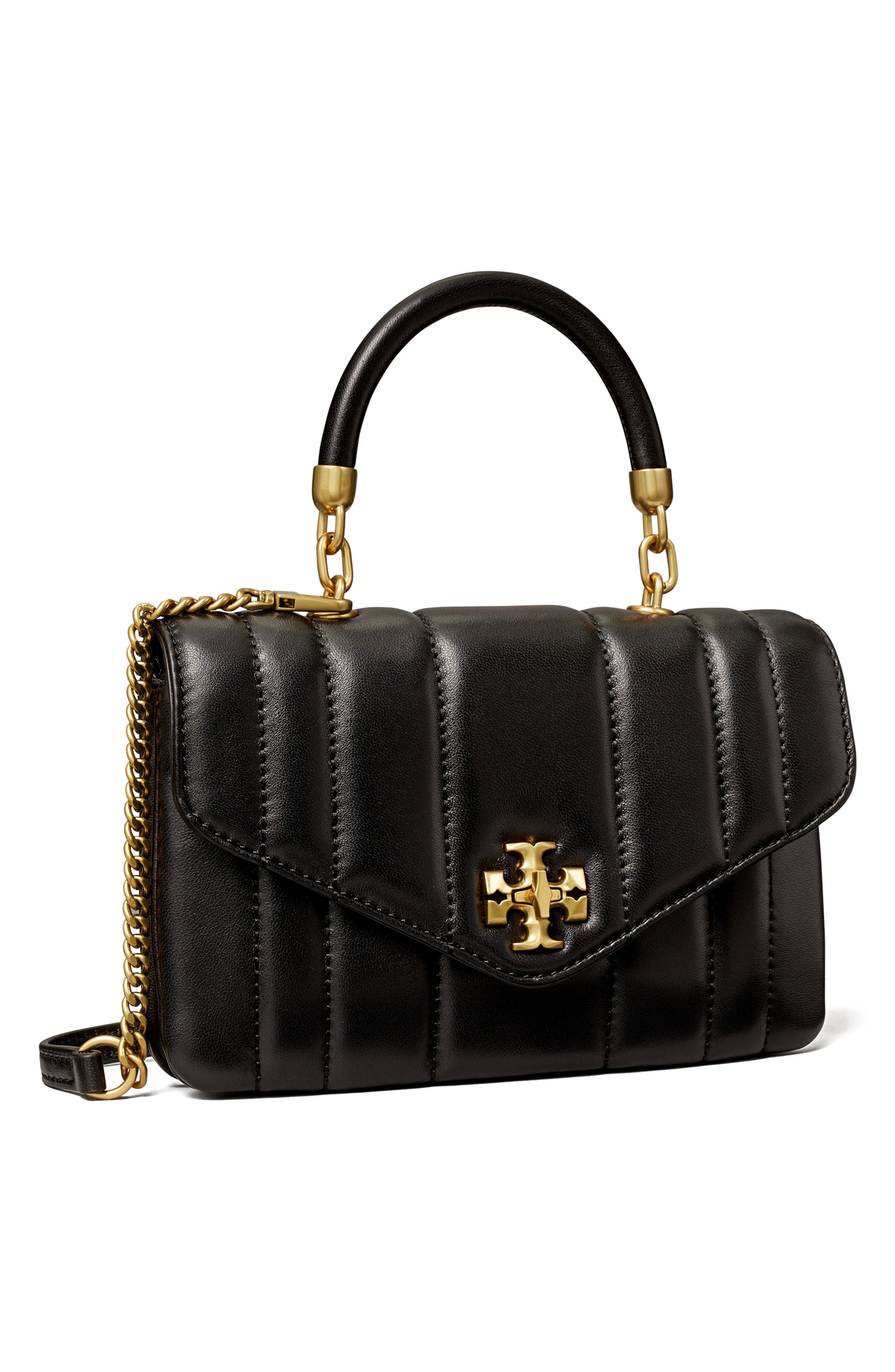 Tory Burch Mini Kira Top Handle Bag, Alternate, color, 