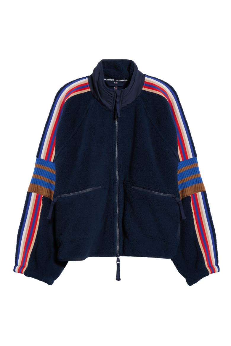 FP Movement Mountain High Fleece Jacket, Alternate, color, MIDNIGHT NAVY COMBO