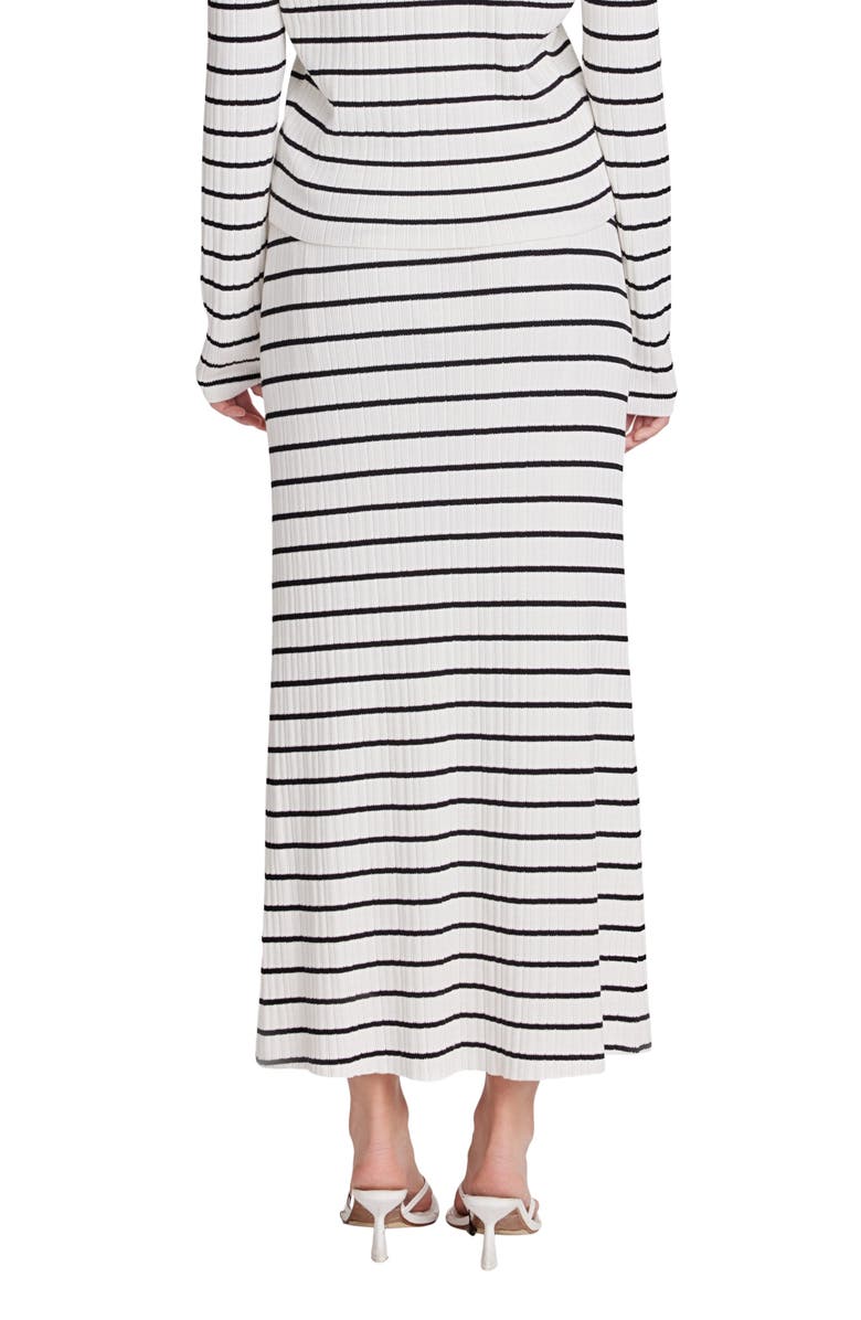 Endless Rose Stripe Rib Midi Sweater Skirt, Alternate, color,