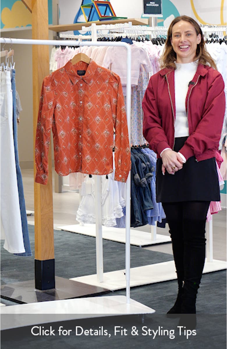 Winona Puff Sleeve Western Shirt, sales video thumbnail