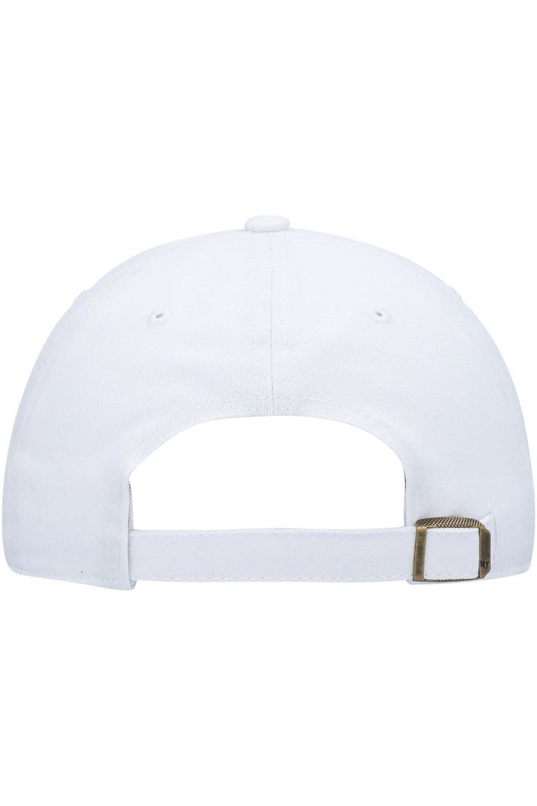 Women's '47 White Kansas City Chiefs Miata Clean Up Logo Adjustable Hat, Alternate, color, White