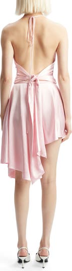 Andreama Asymmetric Satin Skirt