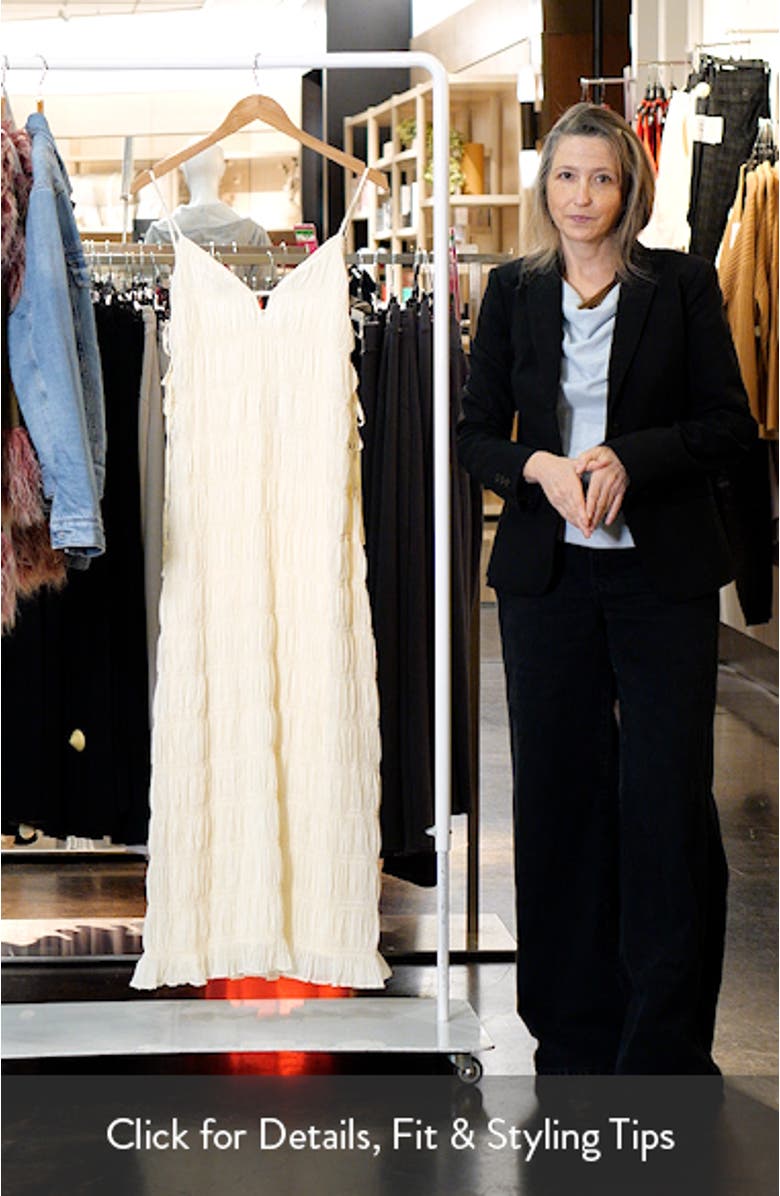 Seraphine Shirred Sleeveless Maxi Dress, sales video thumbnail