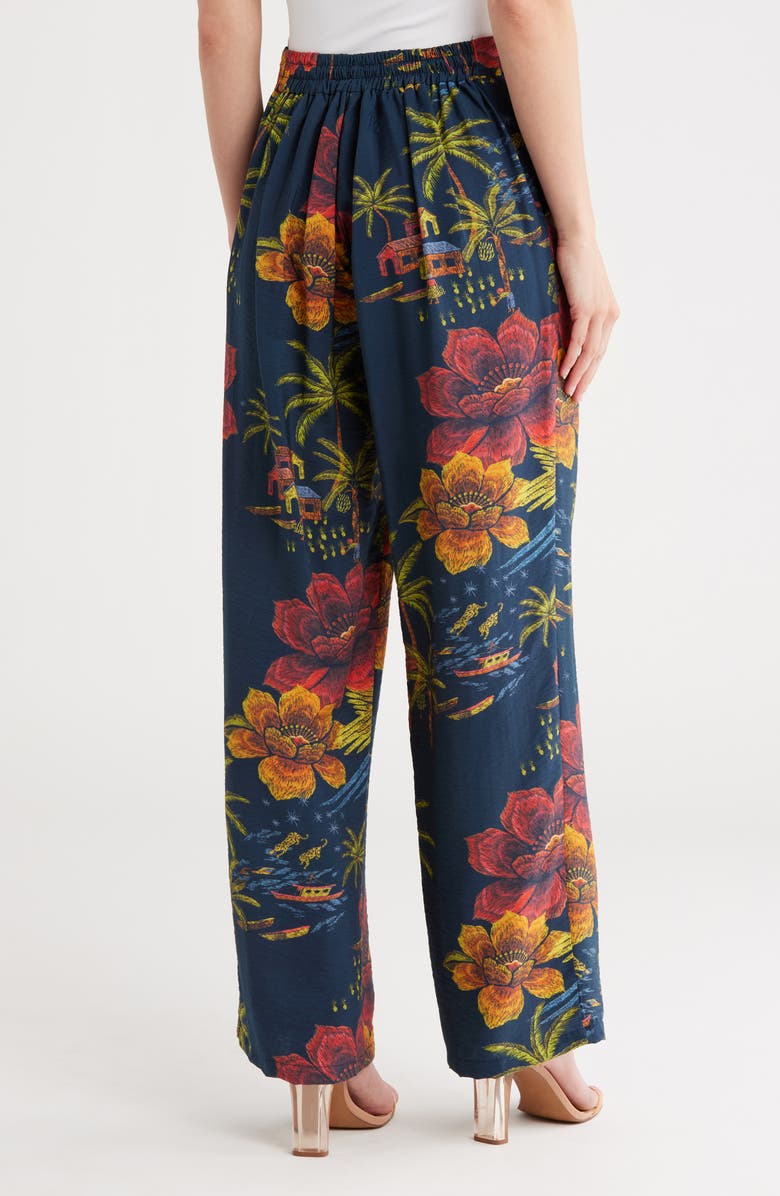 Tie Front Wide Leg Pants