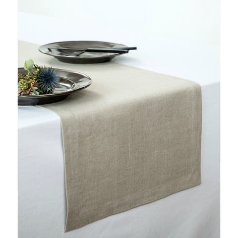 Linen Table Runner for Dining Table, Holiday and Everyday Table Decor - Diana