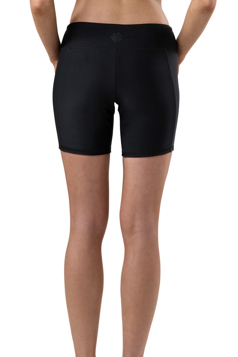 Reversible Active Swim Shorts, Alternate, color, Dot Drift/Black