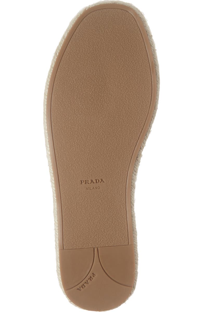 Prada Peep Toe Platform Espadrille, Alternate, color,