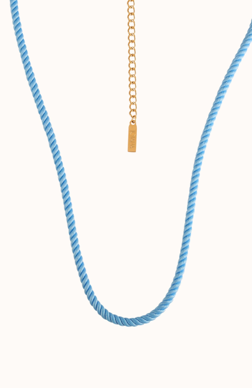 Joiana Jewelry The Rope Necklace In Blue