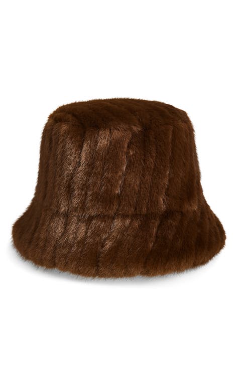 Faux Fur Bucket Hat