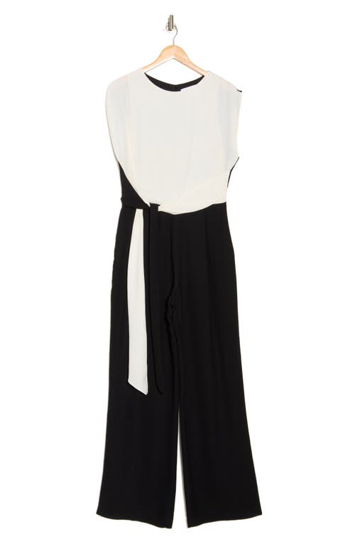 Reiss Alba Colorblock Wide Leg Jumpsuit In Multi