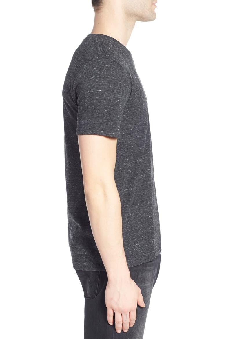 Slim Fit V-Neck T-Shirt, Alternate, color, DARK CHARCOAL HEATHER GREY