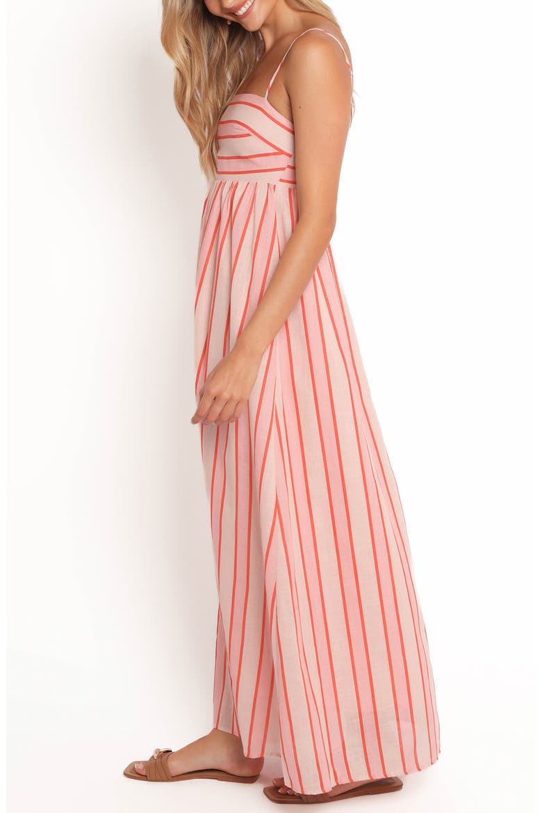 Odessa Stripe Cotton Maxi Sundress, Alternate, color, PINK STRIPE
