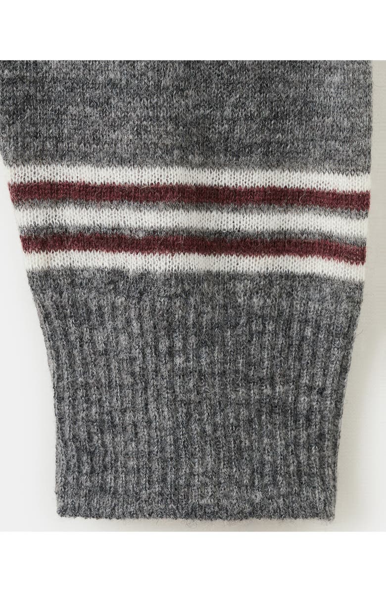 MANGO Stripe Crop Sweater, Alternate, color, 