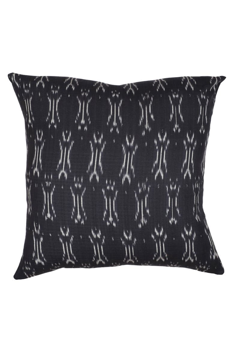 Betty Throw Pillow Cover, Main, color, Black, White