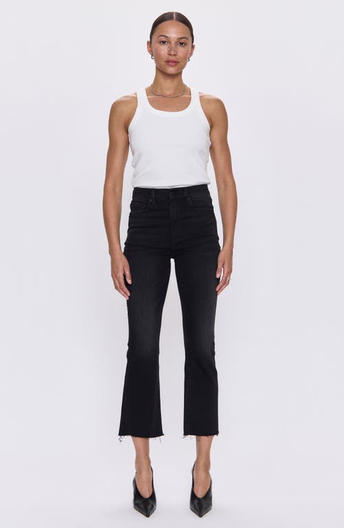 Pistola Lennon Raw Hem High Waist Crop Bootcut Jeans