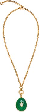 Lizzie Fortunato Glass Drift Pendant Necklace