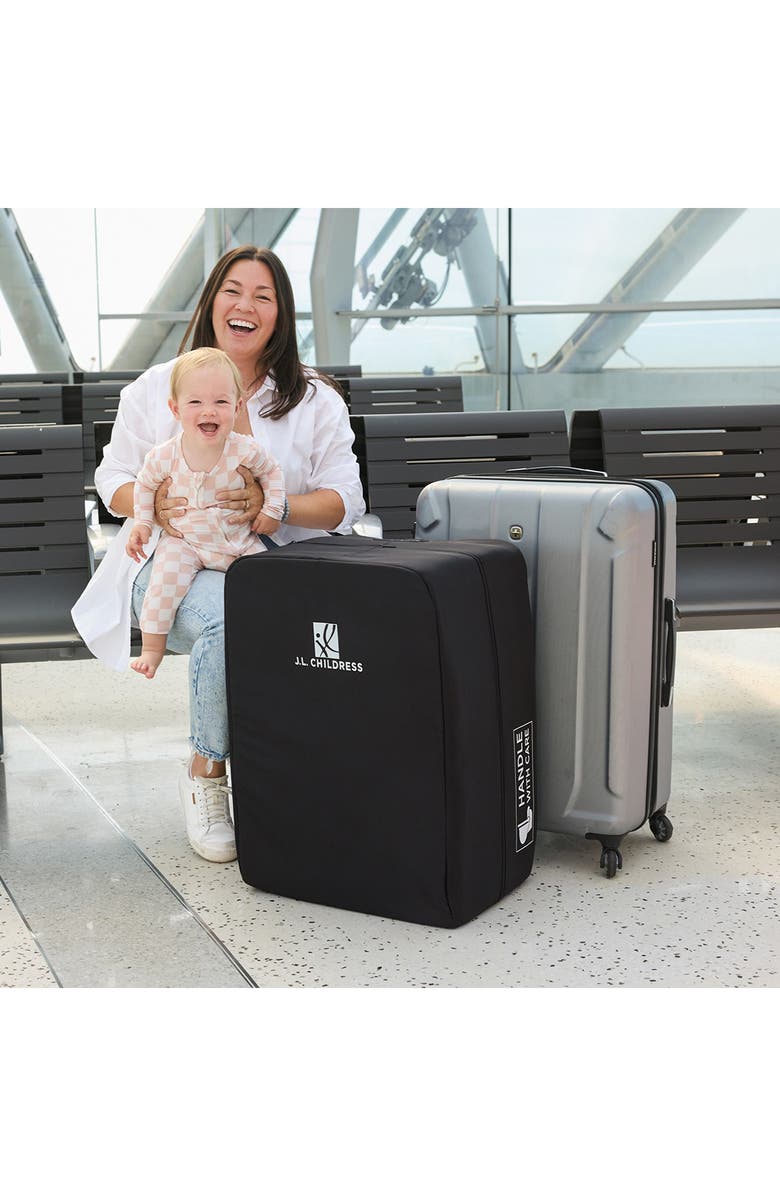 J.L. Childress Elite Travel Bag for Infant Car Seat & Stroller Combo, Alternate, color, Black