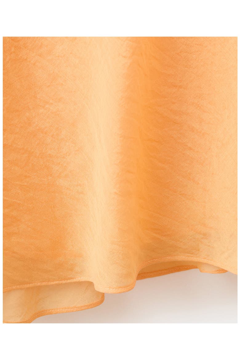 Asymmetric Ruched Maxi Dress, Alternate, color, ORANGE
