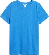 Caslon® Cotton Blend Crewneck T-Shirt