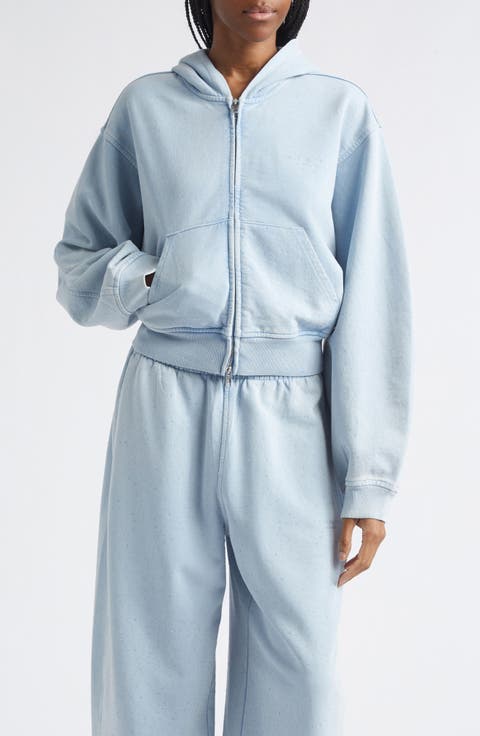 Hotfix Cotton Zip Hoodie