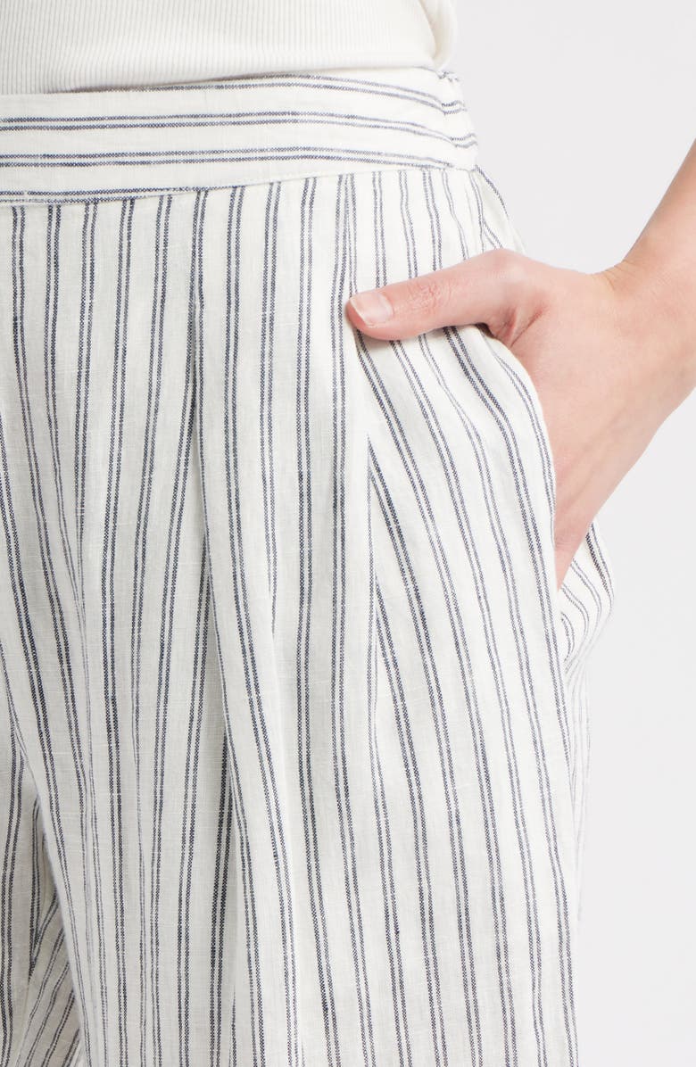 Nation LTD Grayson Stripe Linen Pants, Alternate, color, Linen Stripe