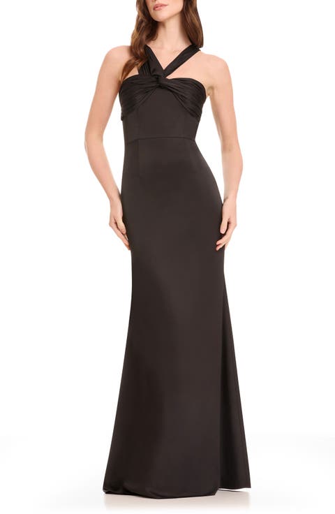 Rosalia Sleeveless Satin Gown