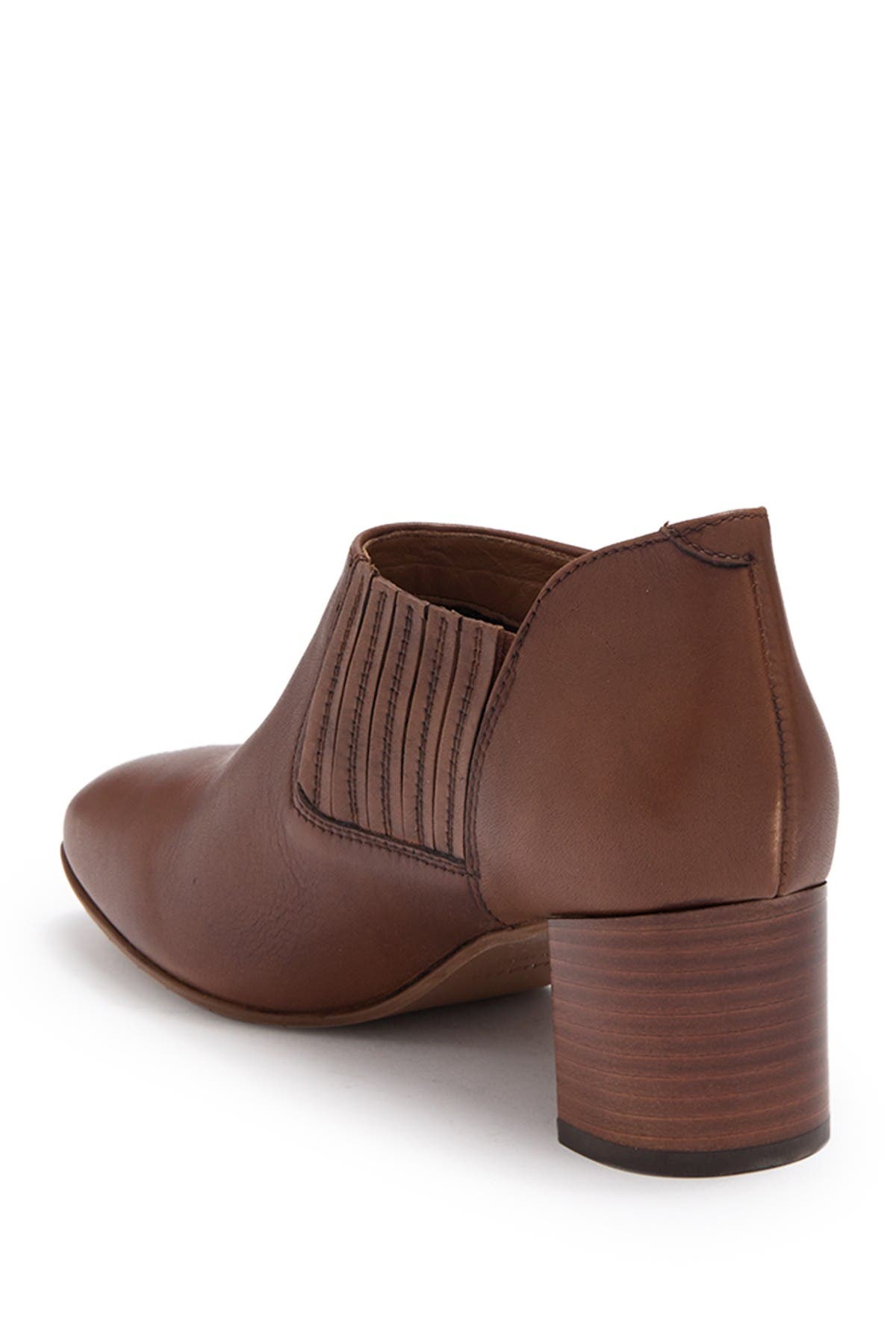 Francisca Leather Ankle Boot, Alternate, color, CARAMEL