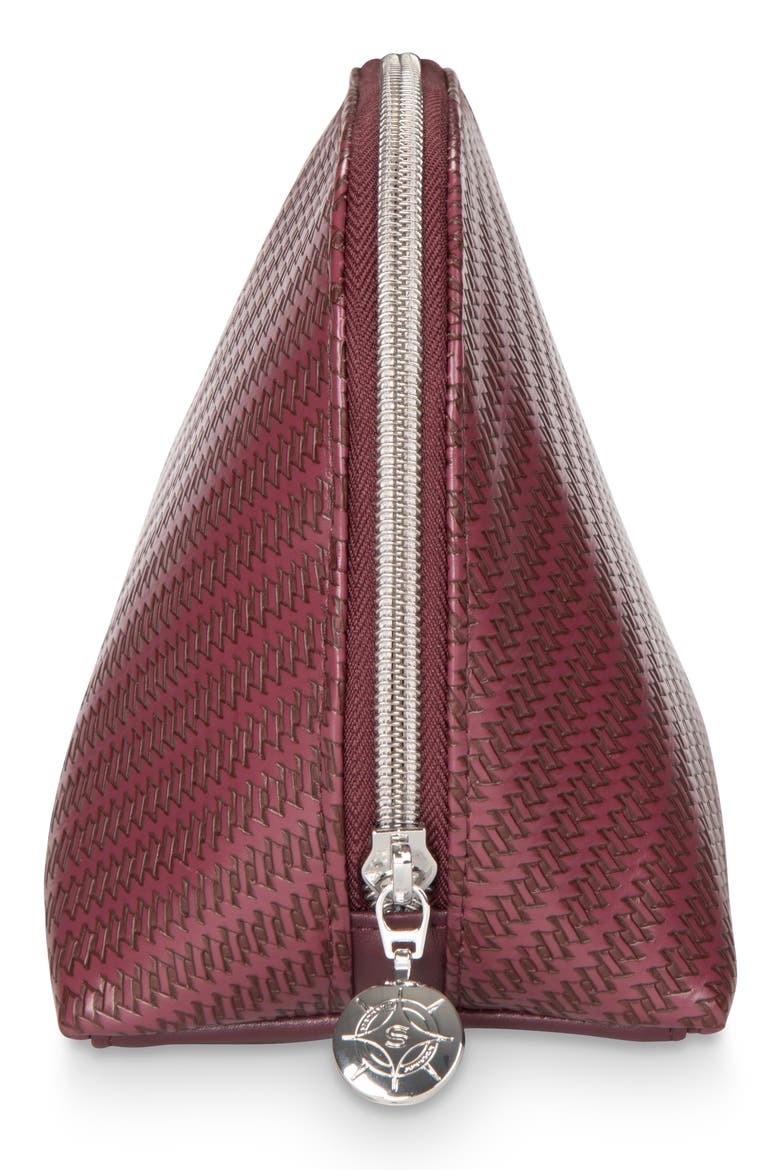 Lola Makeup Bag, Alternate, color, RUBY ROYALE