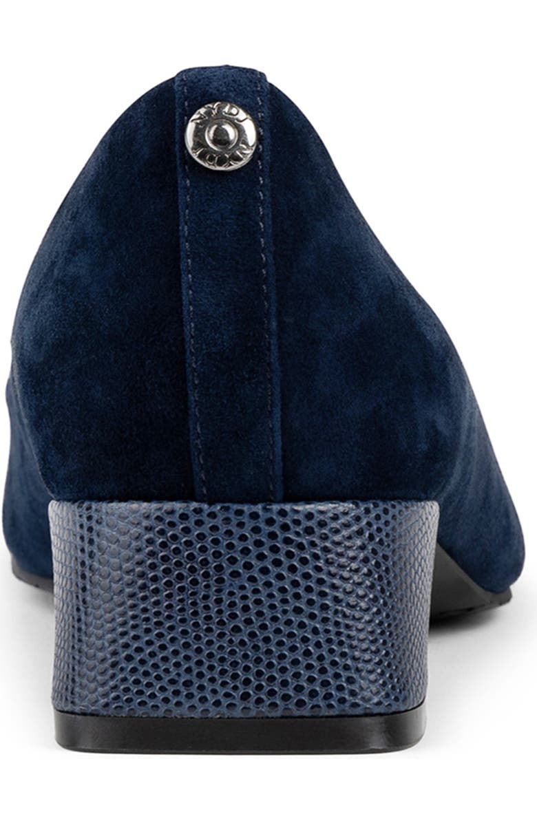 NYDJ Teddie Square Toe Pump, Alternate, color, Navy