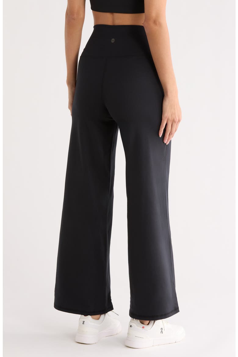 Lizzie Wide Leg Pants, Alternate, color, BLACK