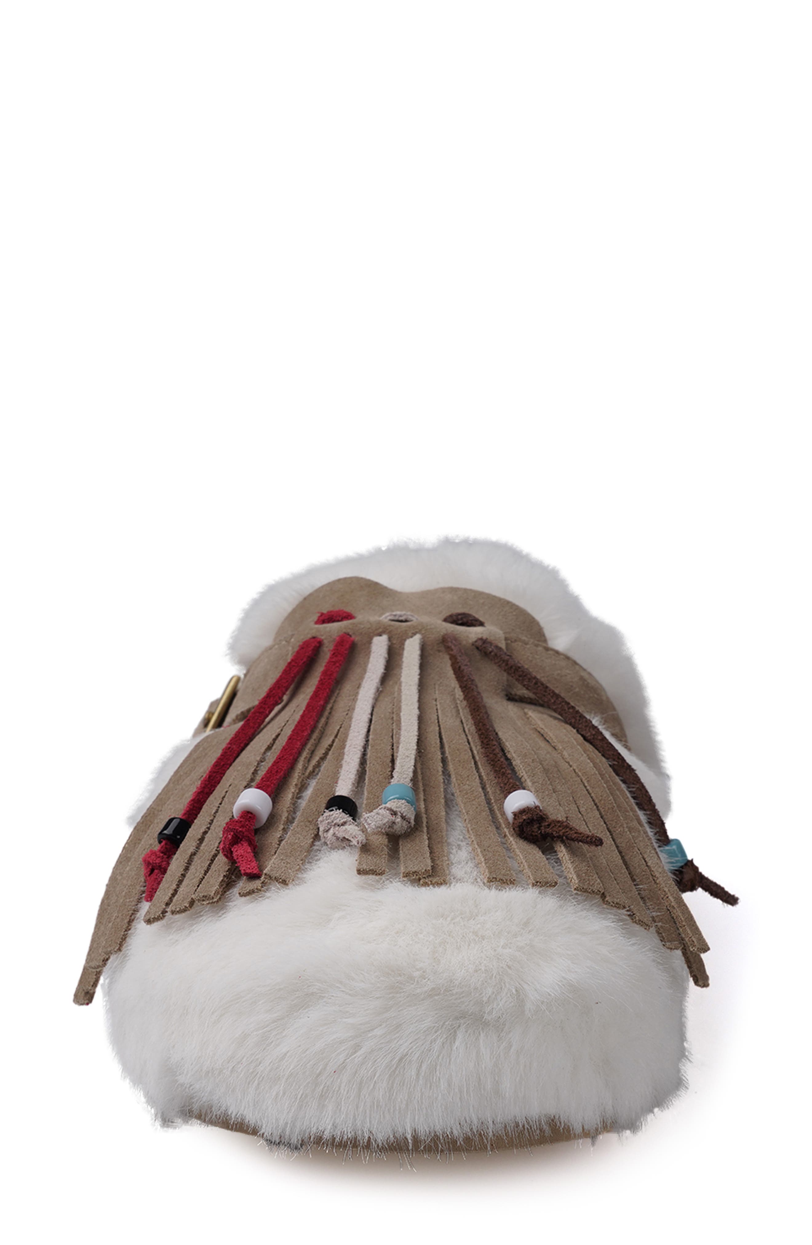 Artisan Crafted By Zigi Preslyn Faux Fur Slipper, Alternate, color, White/ Faux