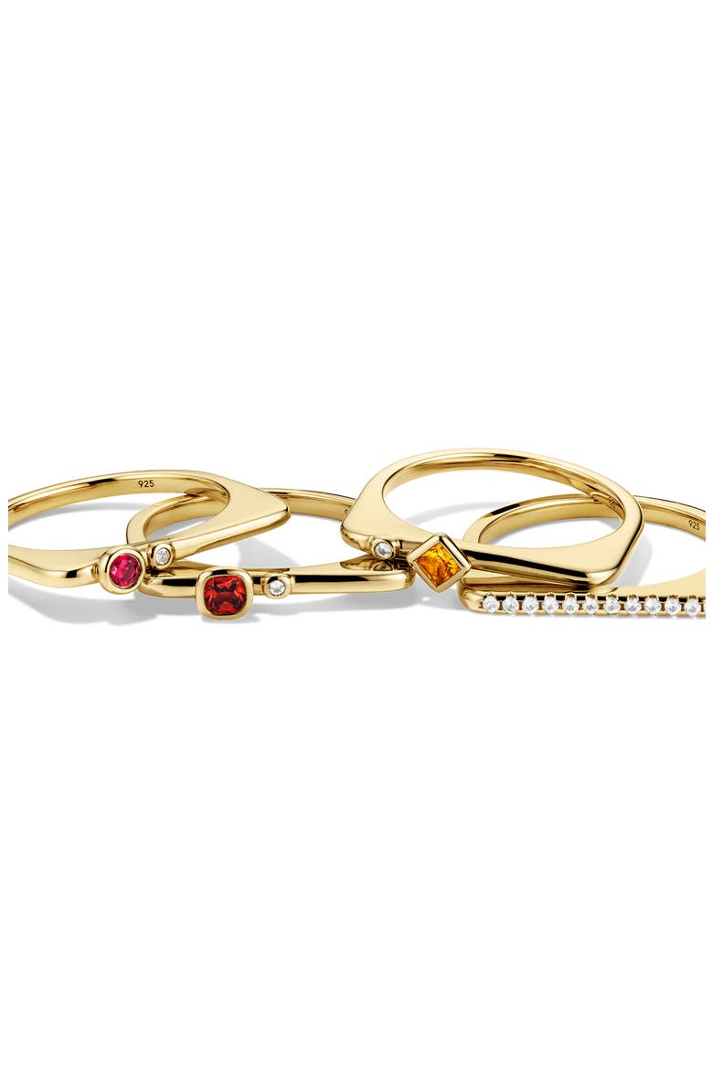 Pavé Puzzle Stacking Ring, Alternate, color, 18k Gold Vermeil