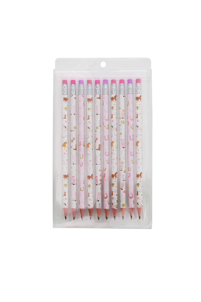 Back to School Cowgirl Pencil Set, Alternate, color, Assorted Pre-Pack
