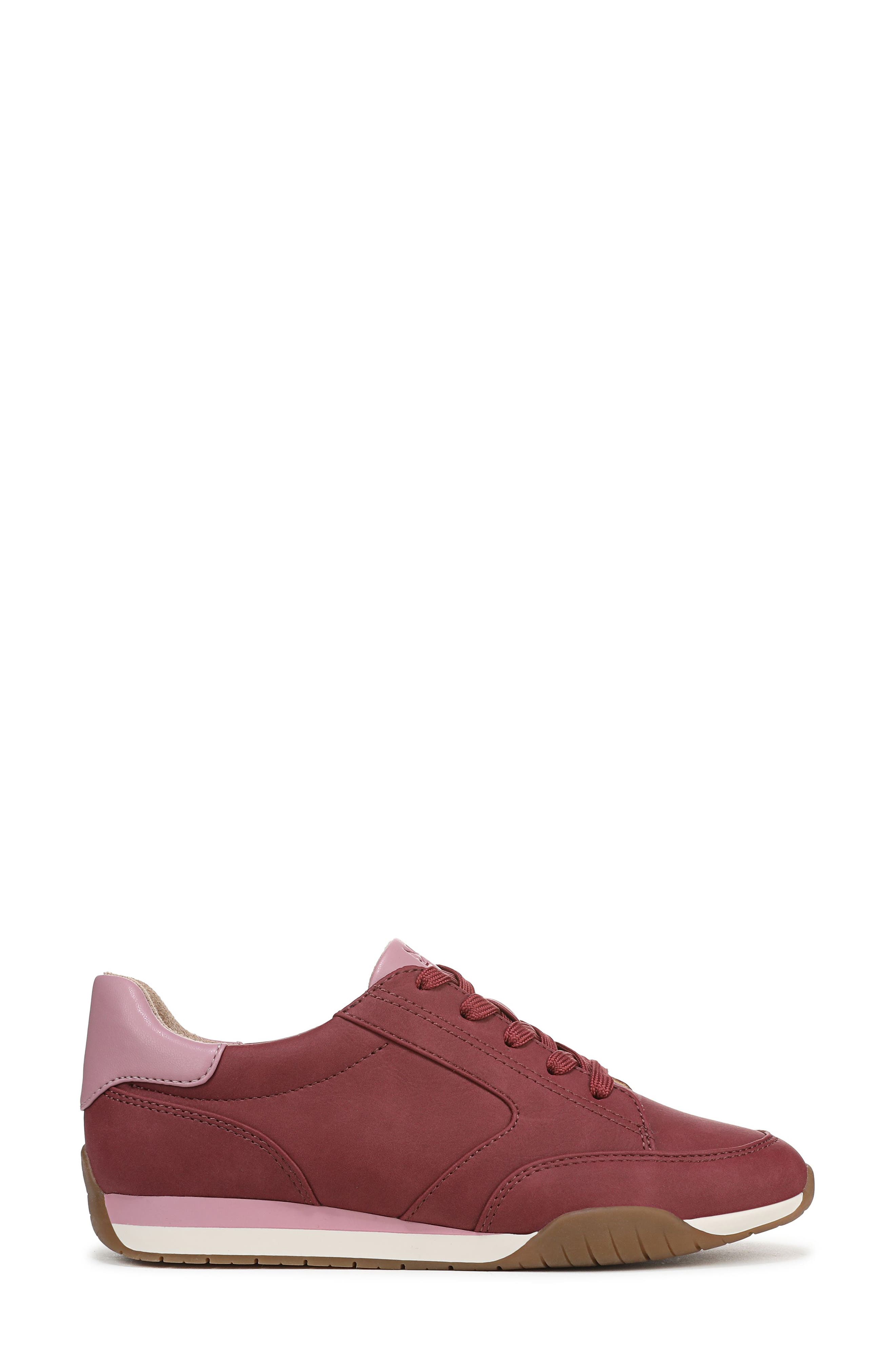 Patricia Sneaker, Alternate, color, WINE RED