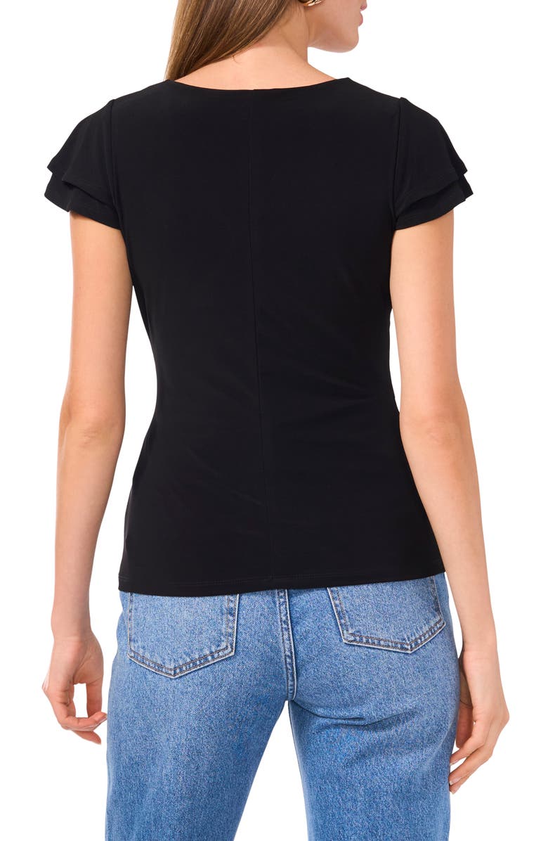 Vince Camuto Surplice V-Neck Knit Top, Alternate, color, 