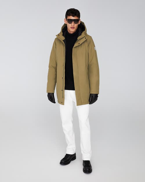 Quartz Co. Alban | Hooded Insulated Winter Jacket In Khaki