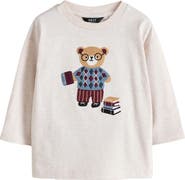 NEXT Kids' Bear Cotton Graphic T-Shirt