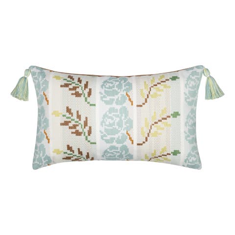 Revival Botanical Indoor & Outdoor Woven Accent Pillow & Insert