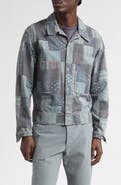 Double RL Patchwork Trompe l'Oeil Jersey Chore Jacket