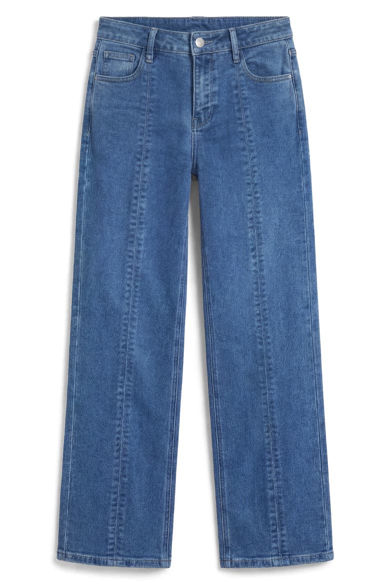 Nixie Midrise Slim Straight Jeans, Alternate, color, MEDIUM WASH