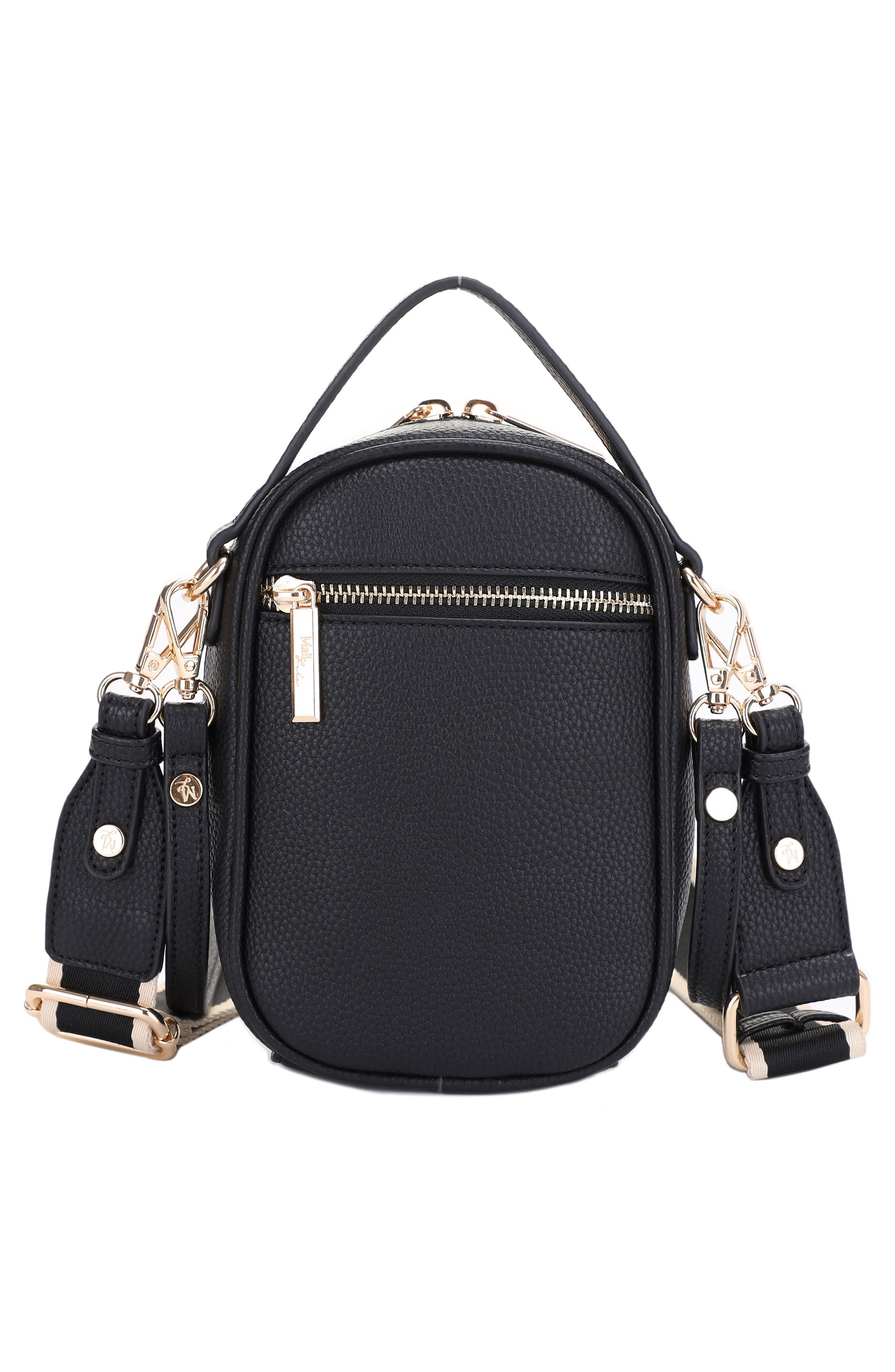 Mali + Lili Marlen Recycled Vegan Leather Crossbody Bag, Alternate, color, 