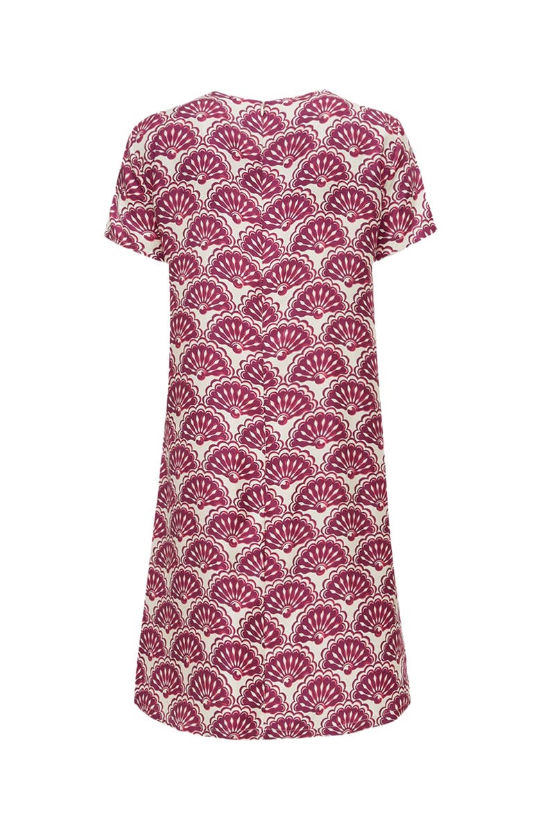 La DoubleJ Mini Swing Dress Fans Purple, Alternate, color, 