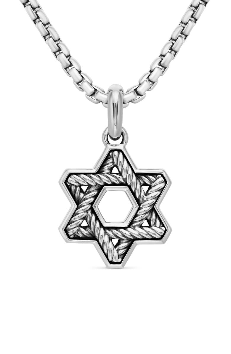 David Yurman Star of David Pendant, Main, color, 