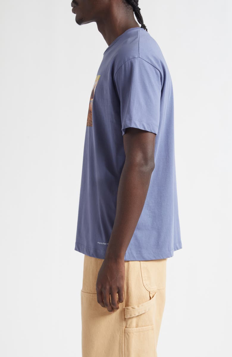 Sky High Farm Workwear Gender Inclusive Pigs Farm Regenerative Cotton Graphic T-Shirt, Alternate, color, Navy